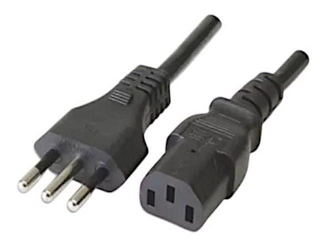 Cable de Poder Monitor Pc Cargador 1.8 mts. Pack 50-2
