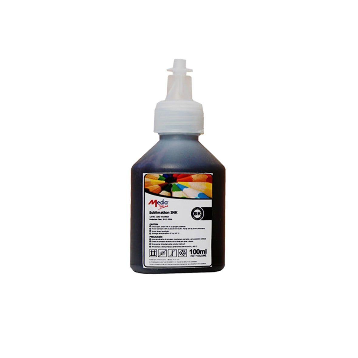 Tinta Negra Sublimacion 100ml +Botella  para Epsn L3110-1