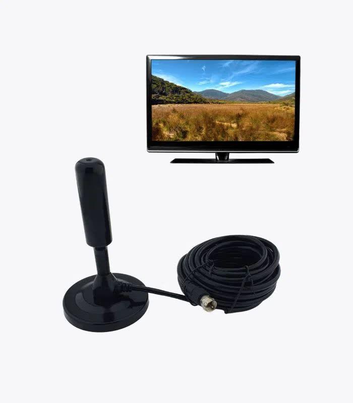 Antena TV HD - Cable Coaxial 5m para Señal Estable-3