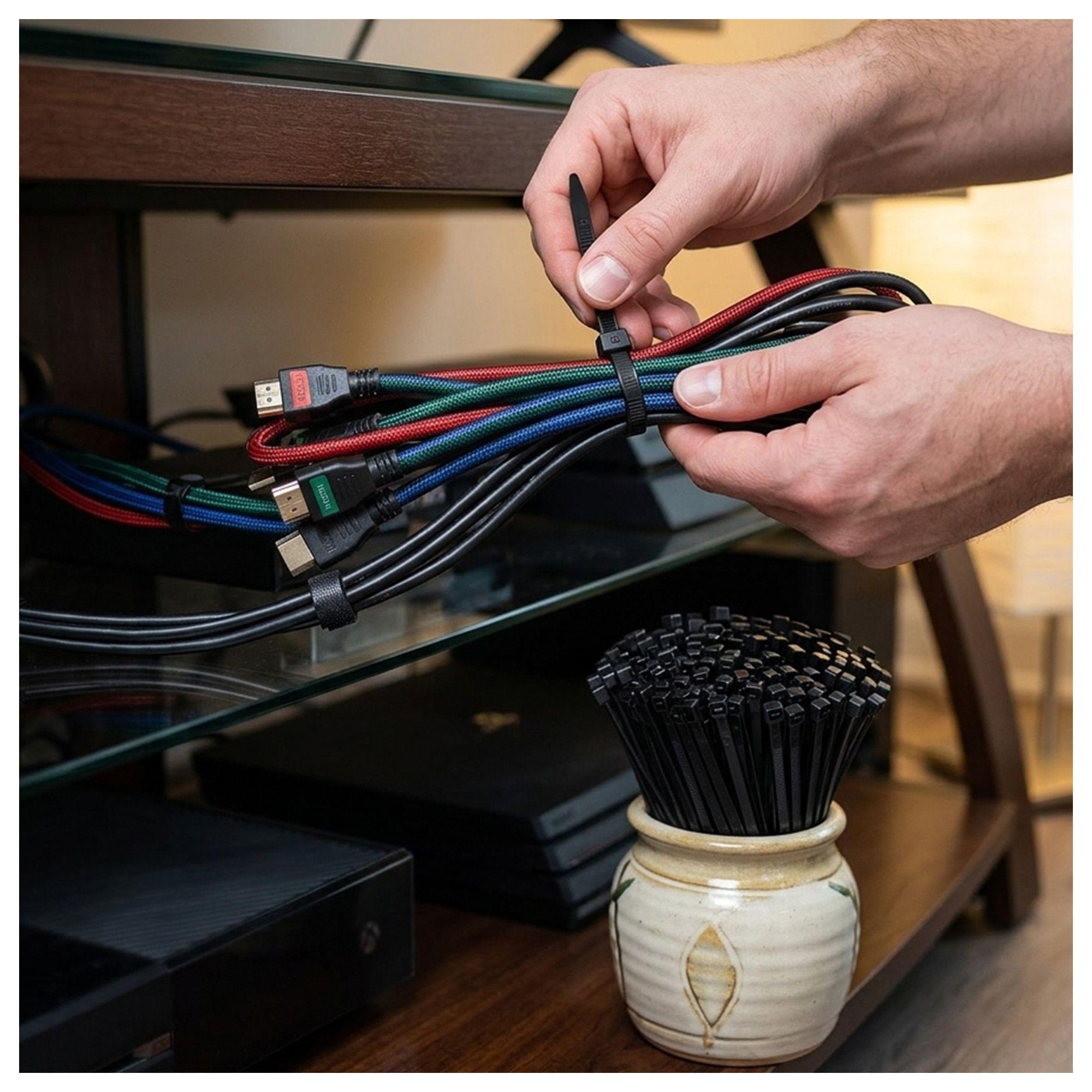 Sujetacables 5x250mm 500 unidades Calidad Industrial-2