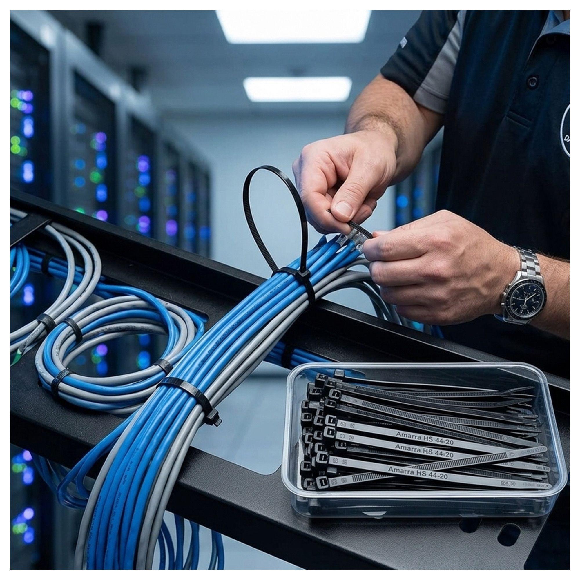 Sujetacables 5x250mm 500 unidades Calidad Industrial-4