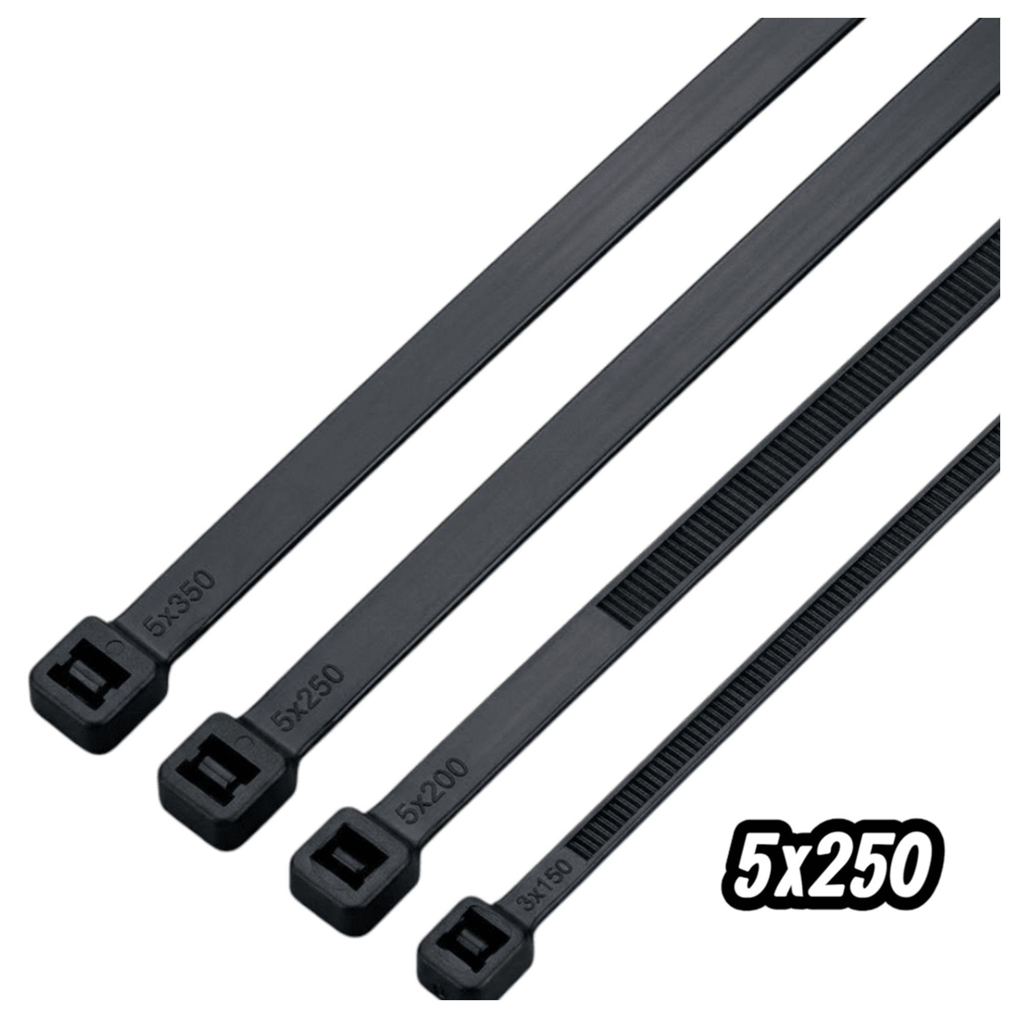 Sujetacables 5x250mm 500 unidades Calidad Industrial-6