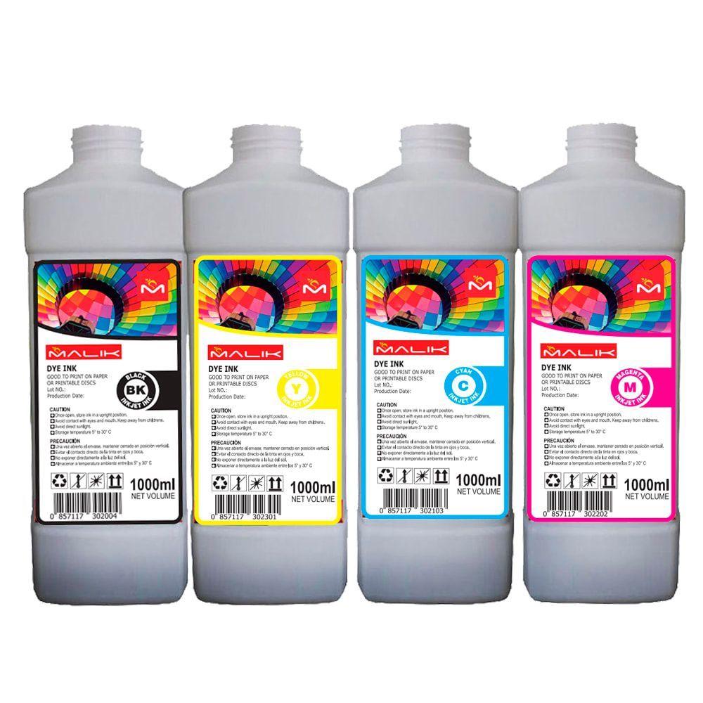 Papel Glossy 135gm 100 hojas + 4 Litros Tinta para Brother DCP-T510W-4