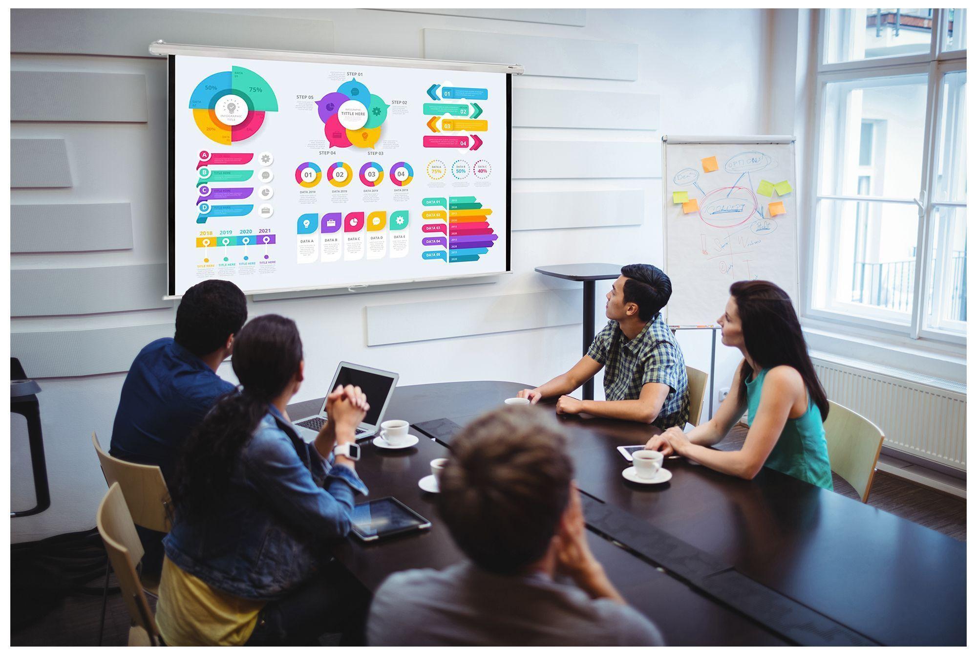 Telon Mural 2.00mx1.50m 4:3 para proyector B/Epsn 3800 4K-3