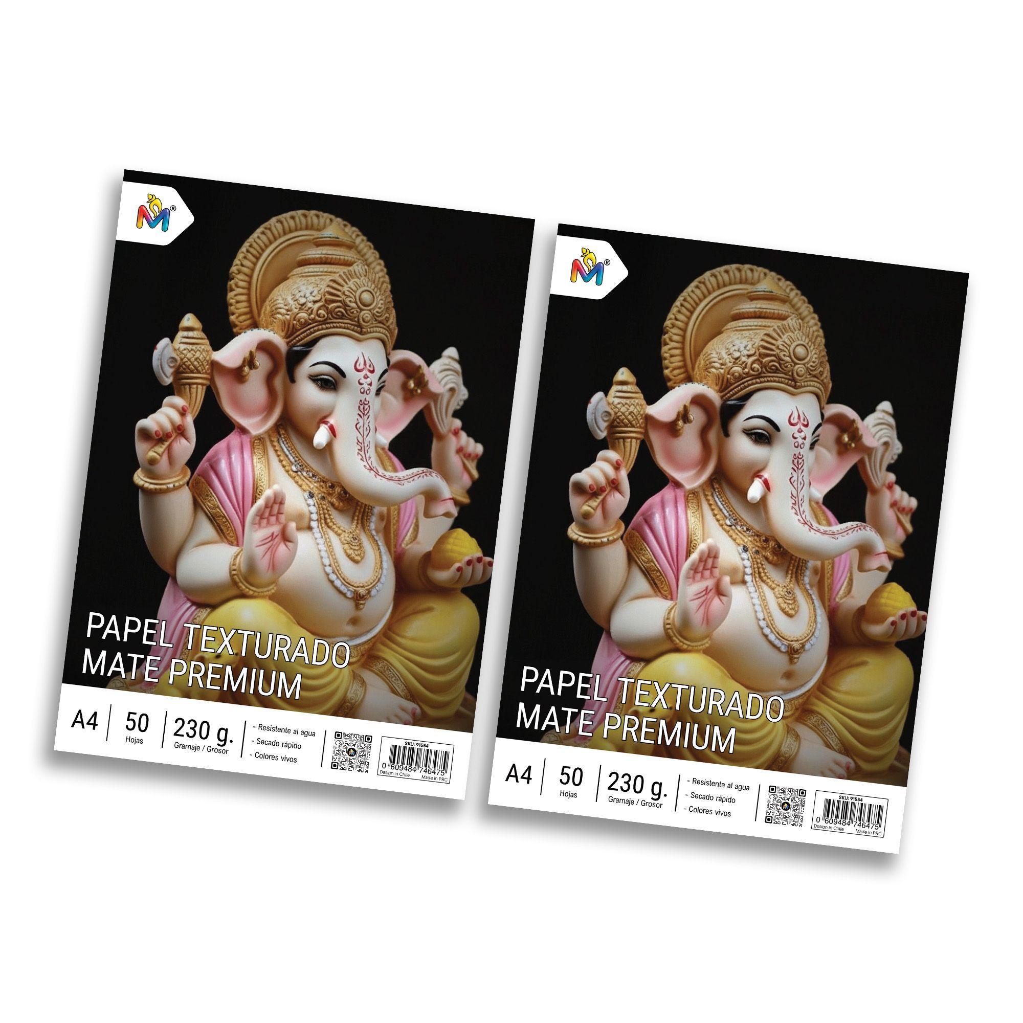 Pack Ahorro 2 Papel Fibra A4 230g - Total 100 Hojas Foto-4