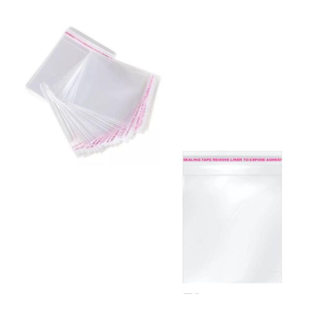 Bolsa Transparente con Cierre Adhesivo 25x30 cm-2