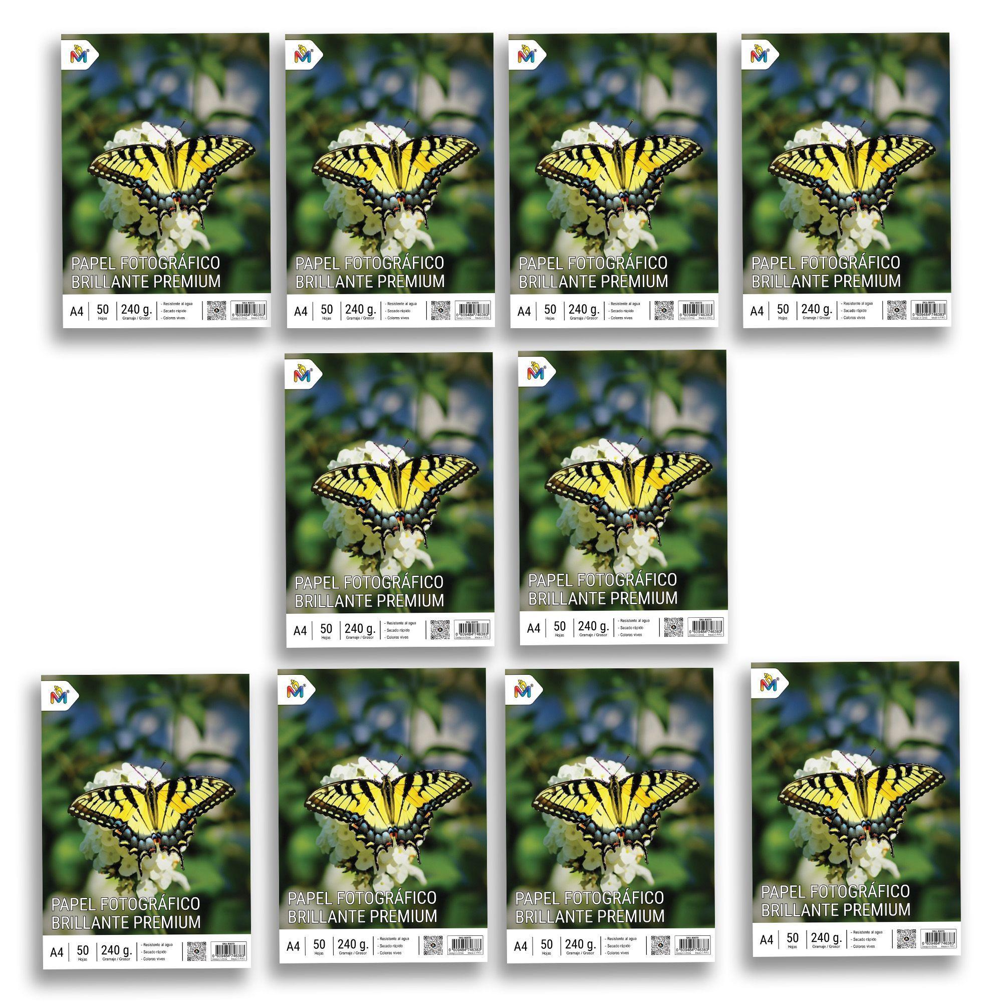 Papel Fotográfico A4 230g Inkjet - Pack 500 Hojas Totales-2