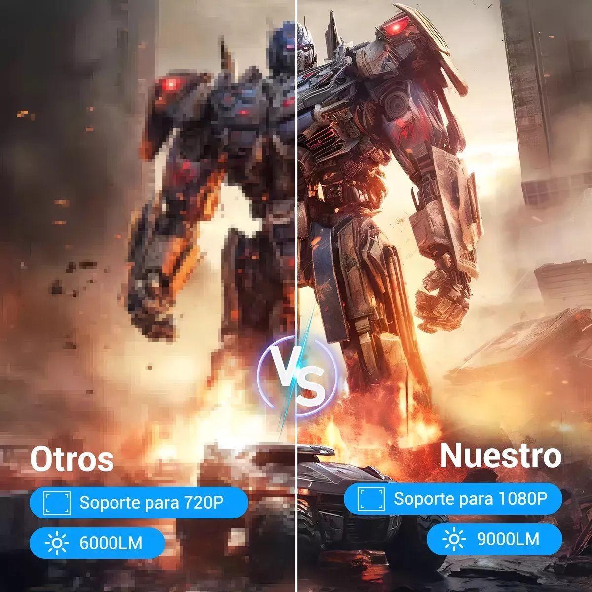 HY300: Proyector portátil para tus maratones de videojuegos-3