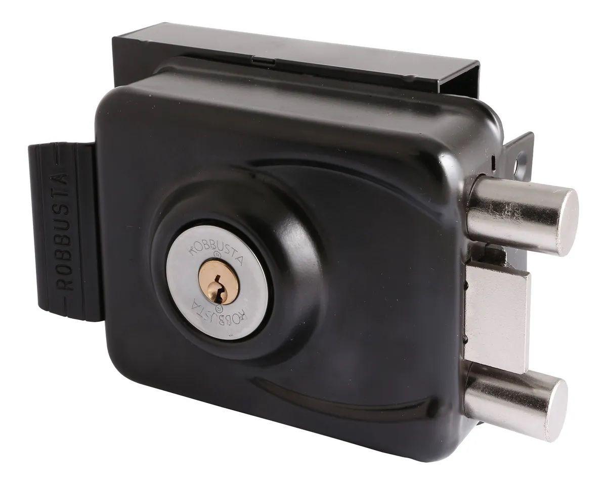Cerradura Sobreponer Poli Robbusta 7100 B60 Con Caja Reja-1