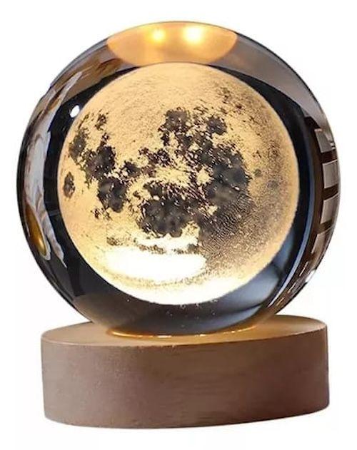 LÁMPARA DE CRISTAL DE NOCHE 3D LED UBS-0