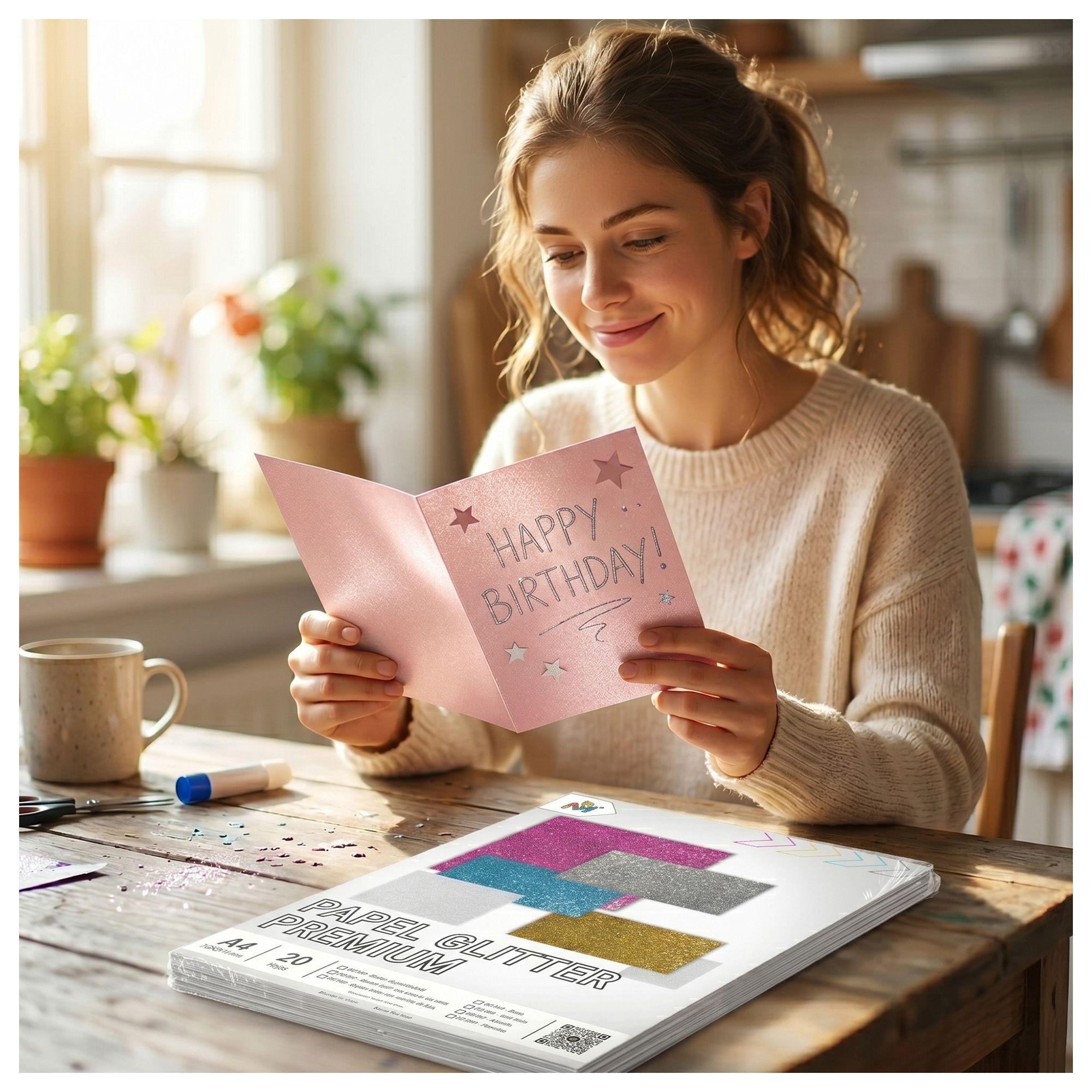 Pack 5 Papel Seda Brillante Rosa - 100 Hojas Calidad Luxury-4