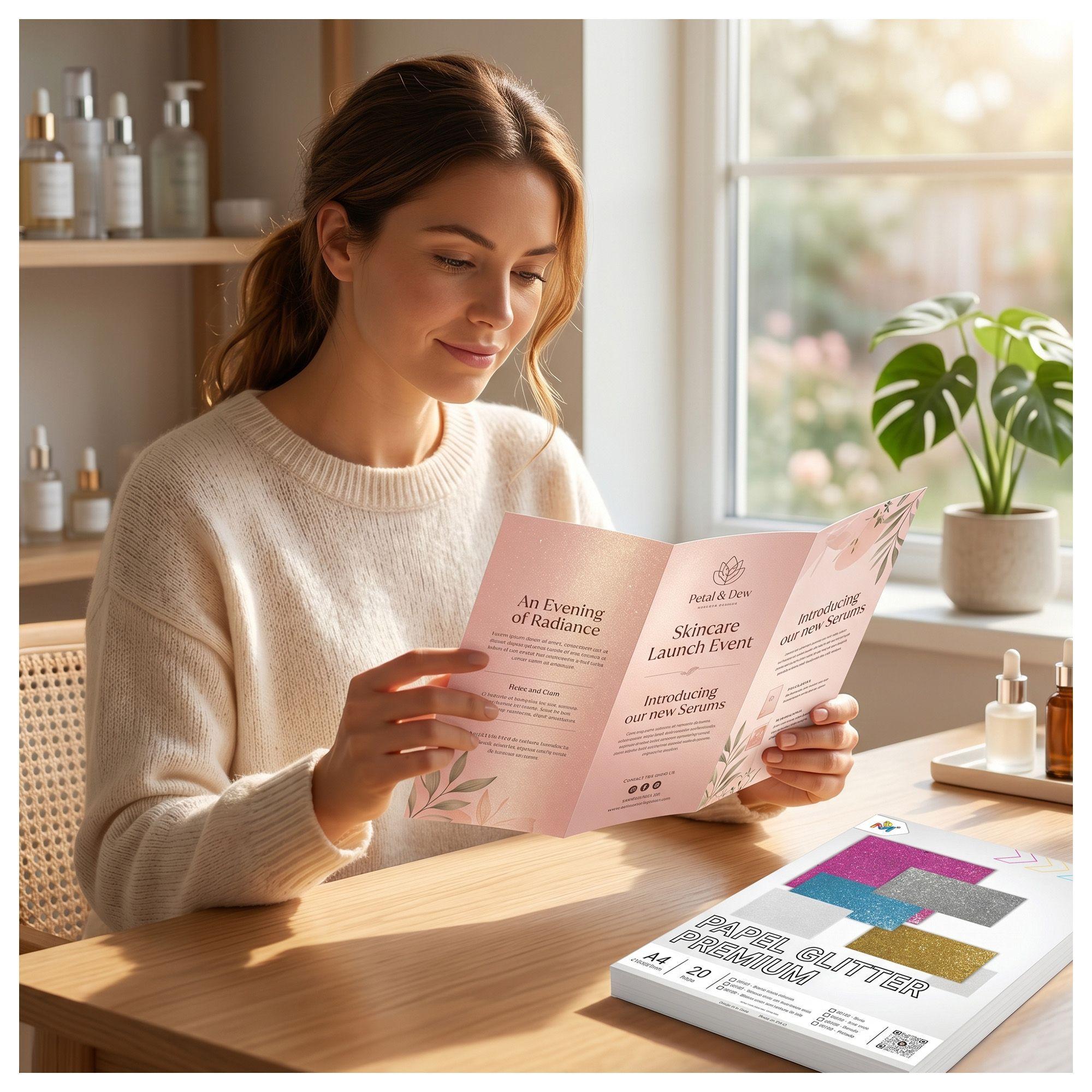 Pack 5 Papel Seda Brillante Rosa - 100 Hojas Calidad Luxury-6
