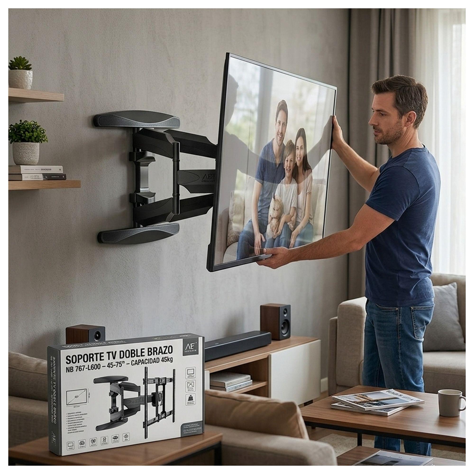 Soporte NB 767-L600 Doble Brazo TV Ultra LED-1