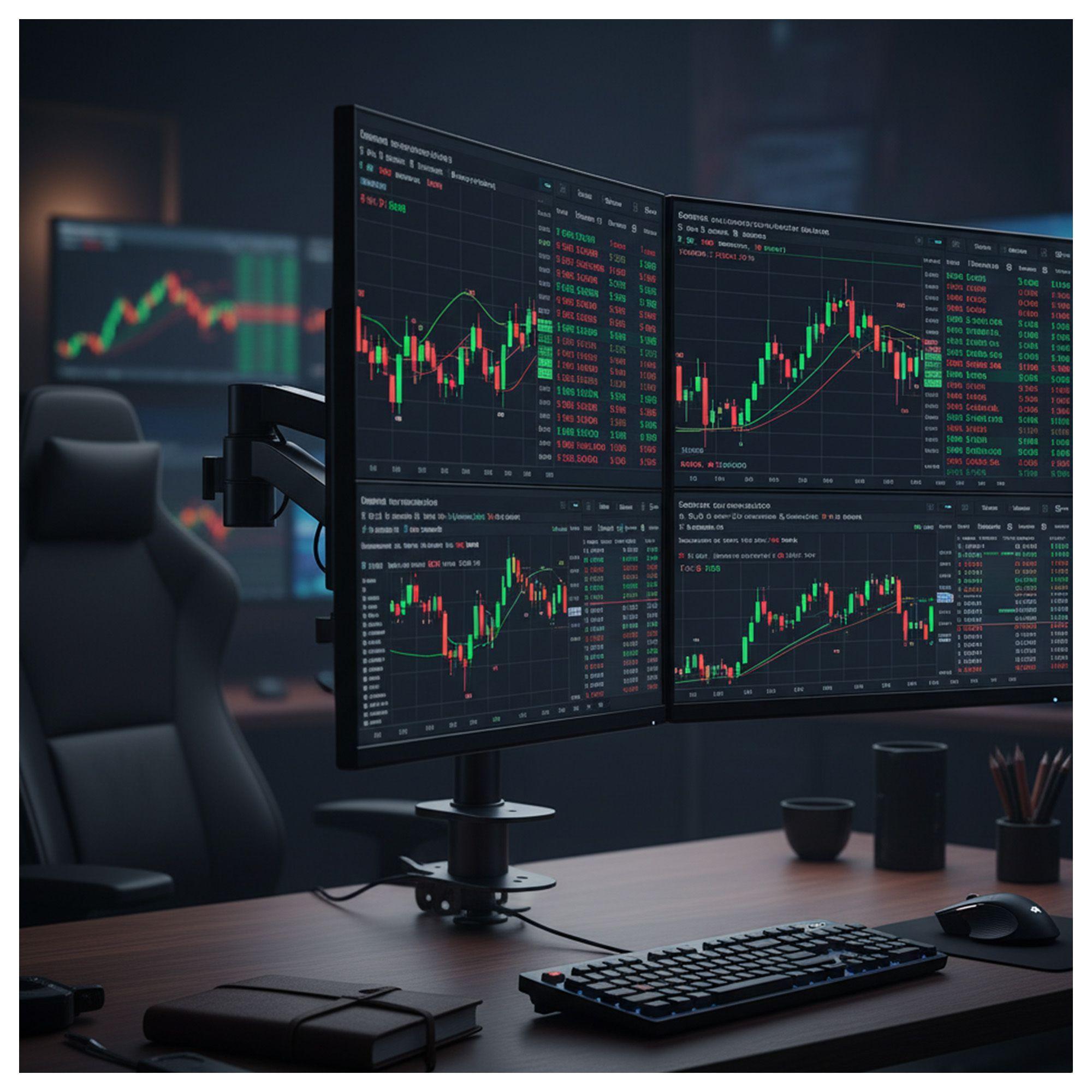 Base Doble para Monitor 14-32" HDL-T022 Resistente-3