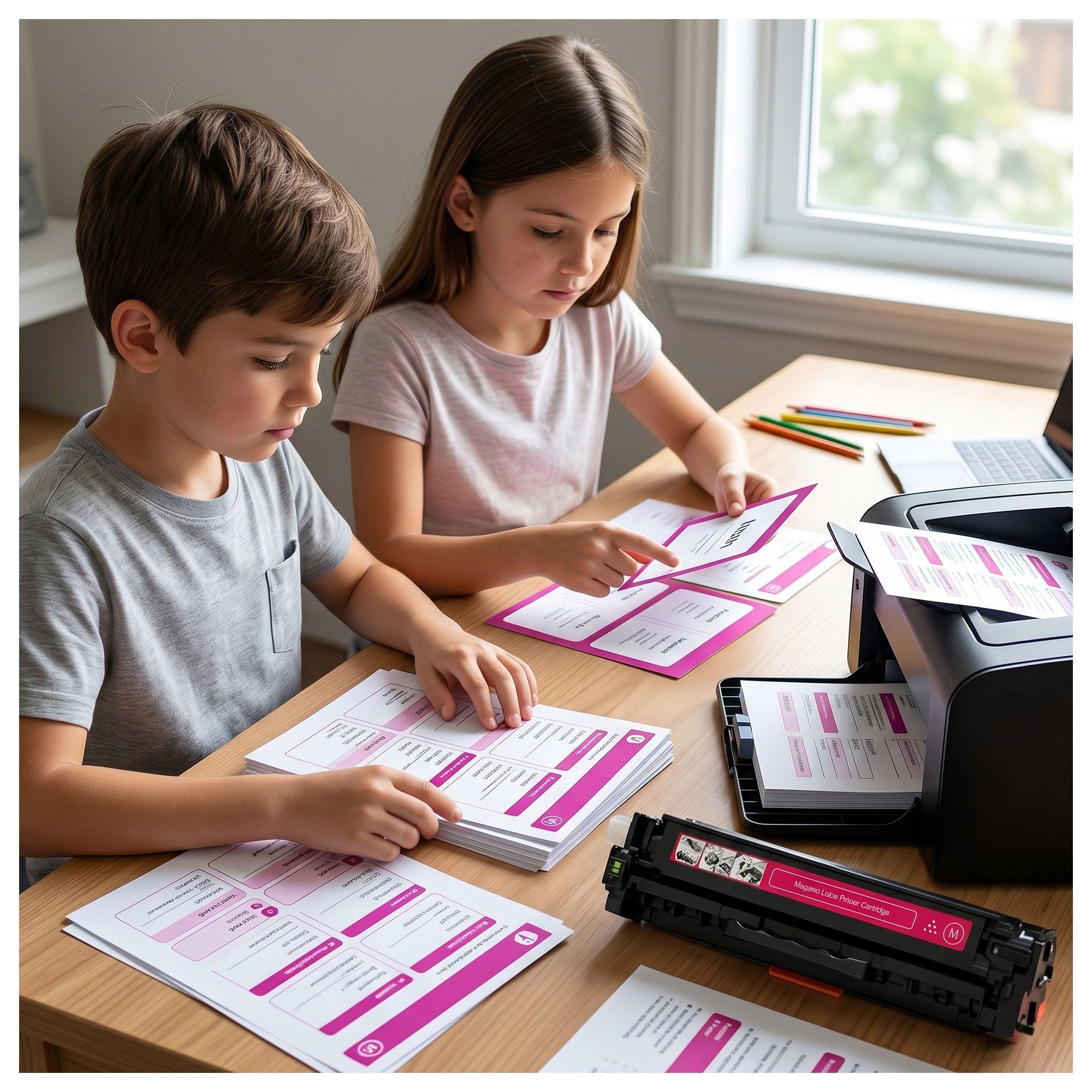 Toner compatible para Hp 125A Magenta CF213 Laserjet Pro MFP-276N-6