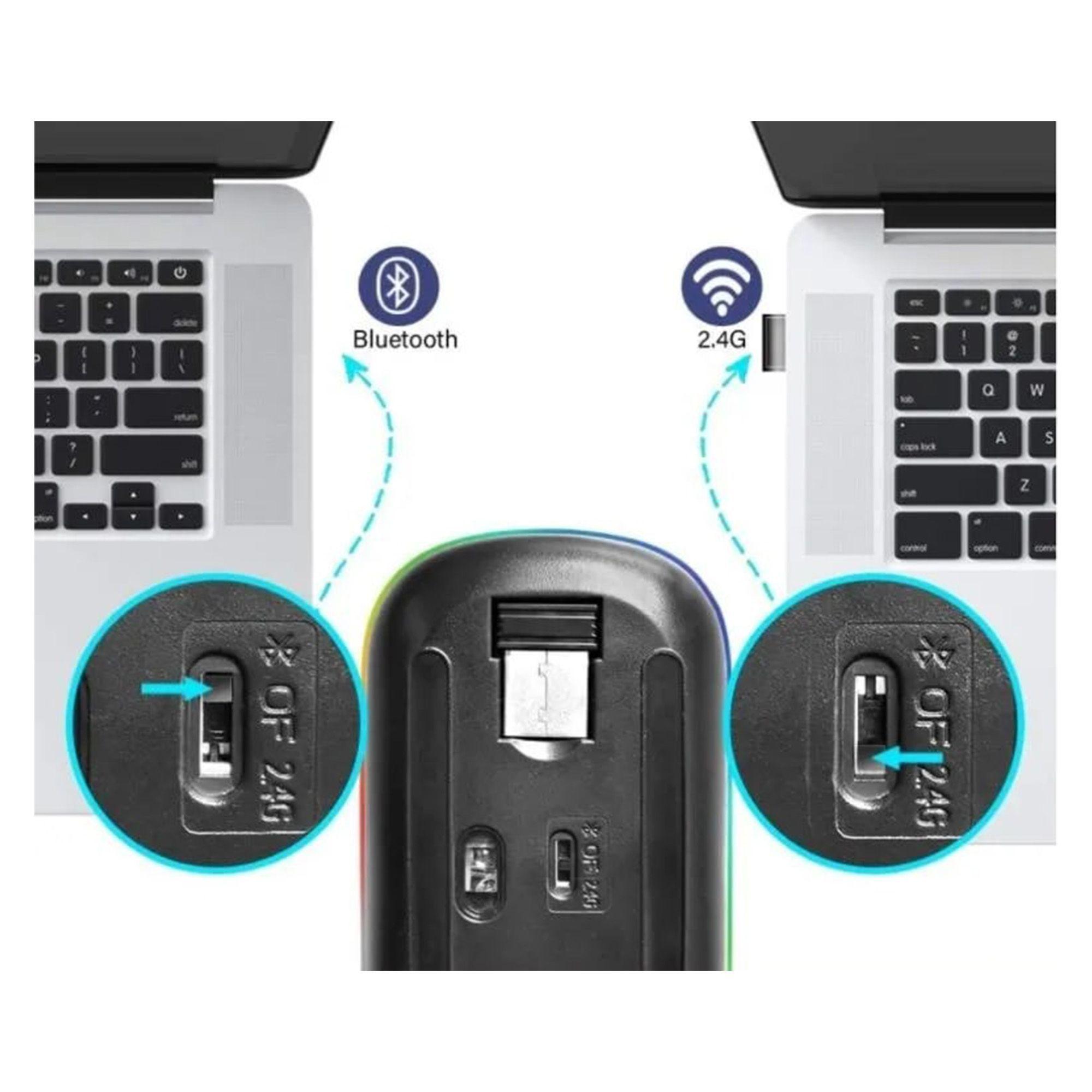 Mouse Slim Inalámbrico W07 2.4GHz Varios Colores-5