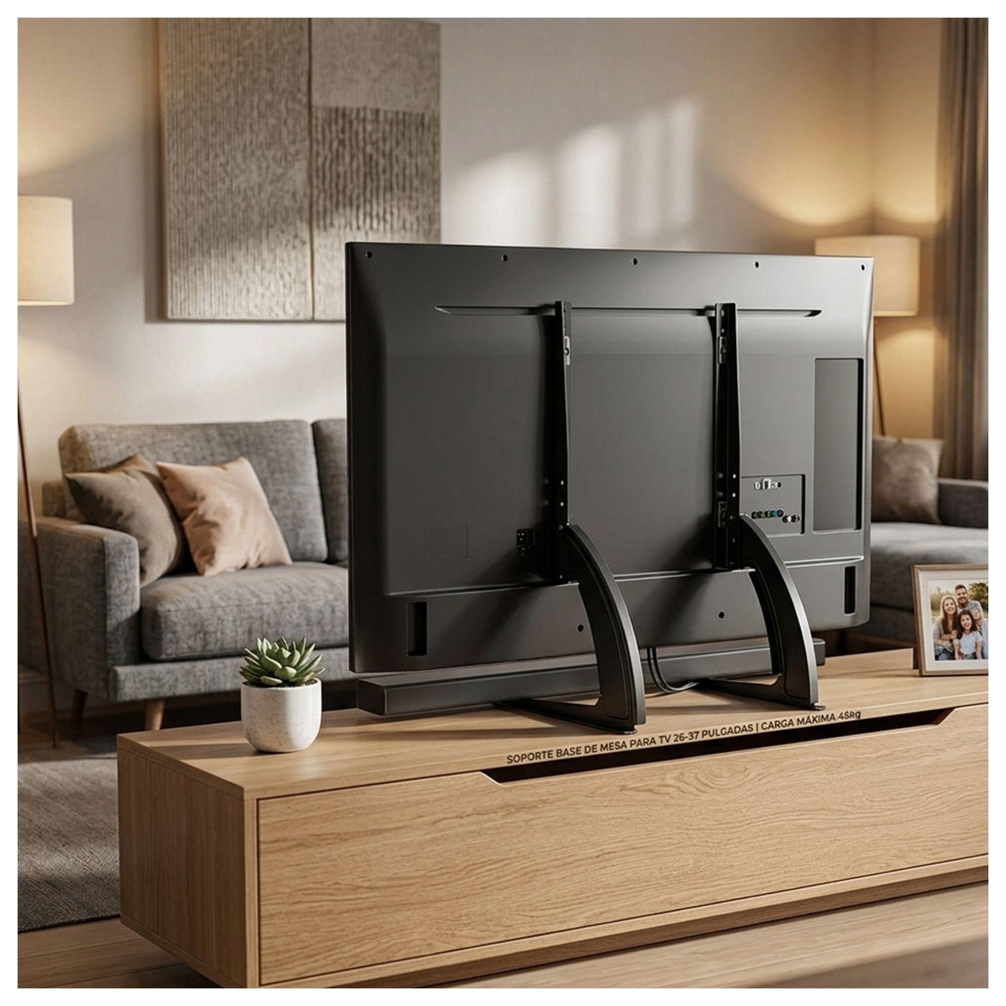 Soporte Stand de Mesa TV 26-37" Carga Pesada-3