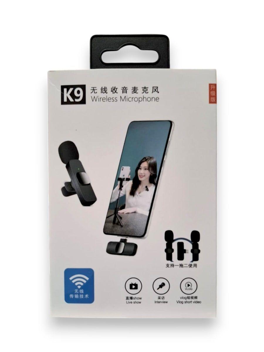 Micrófono Inalámbrico K9 - Compatible con iOS y Android-0
