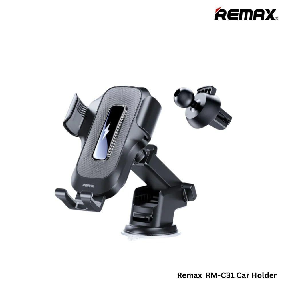 SOPORTE PARA AUTO DE CARGA INALAMBRICA 15W NEGRO REMAX RM-C31-0