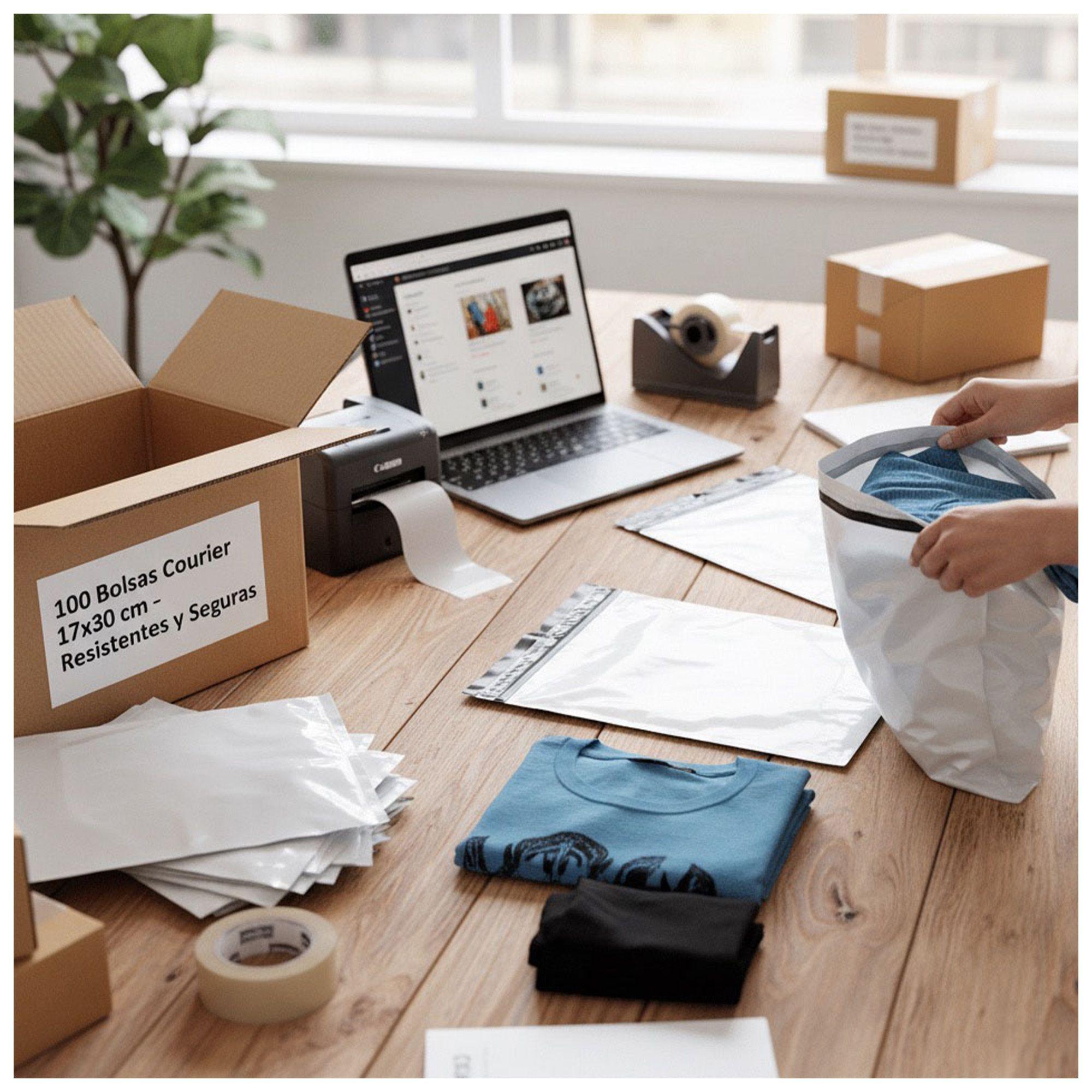 200 Bolsas Courier 17x30 cm - Resistentes y Seguras-4