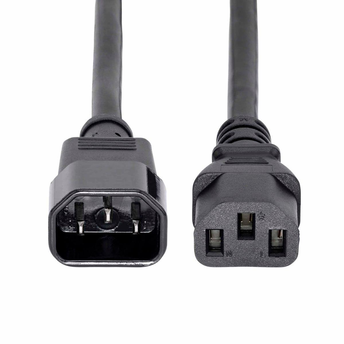 Cable de Poder IEC C13 a C14 para UPS y Servidores-2