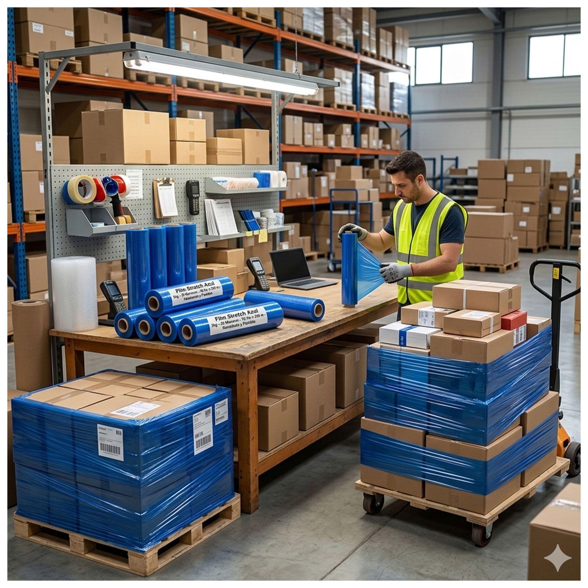 Alusa Film Stretch Azul 3kg - Rollo 50cm x 350m-3