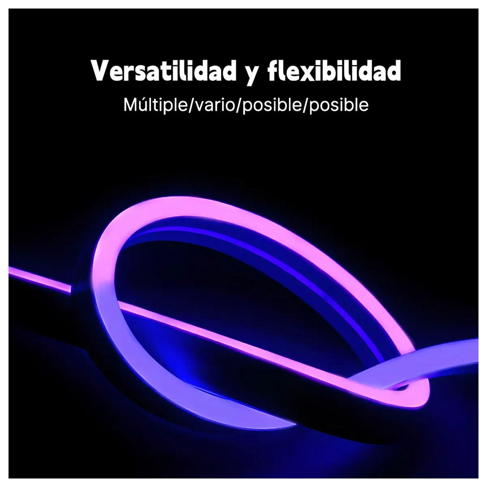 Luces LED Inteligentes RGB WiFi 5 m USB Multicolor-4