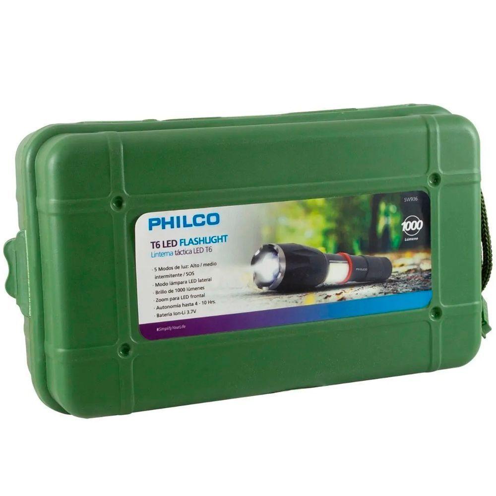 Linterna Led Tipo Cree 2 Luces Philco Sw936 1000 Lumenes-3