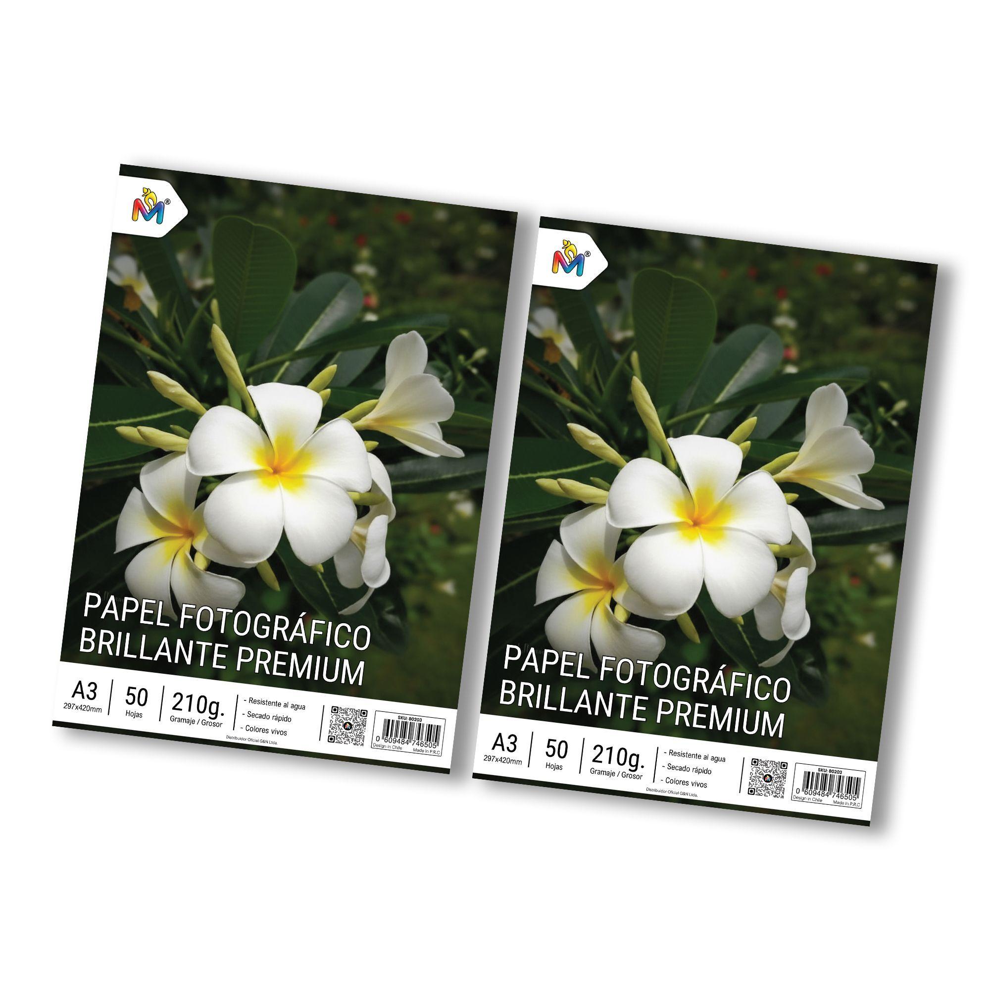 Pack 2 Papel Fotográfico Profesional A3 - 100 Hojas Luxury-3