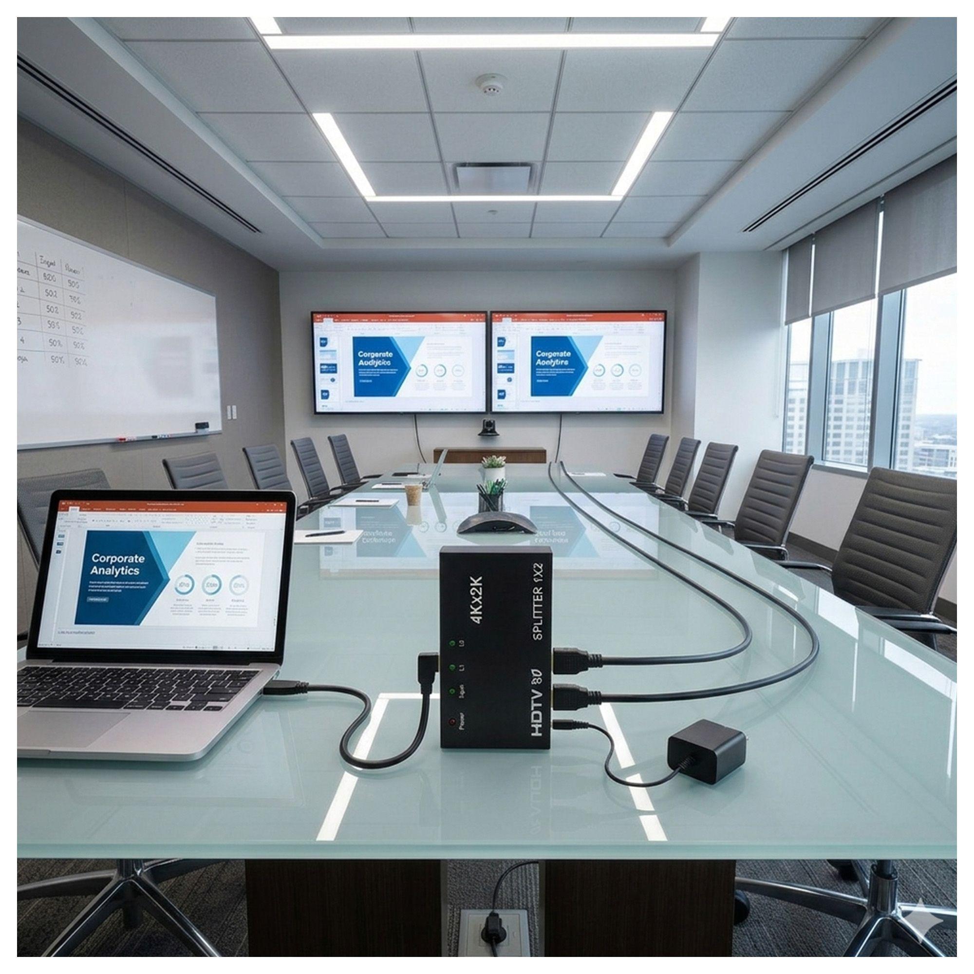 Splitter de HDMI 4K 1x2 Duplicador Ultra HD para TV-3