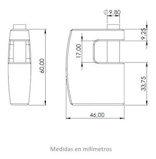 Candado Profesional Yale Y124 Cortina 60mm-3