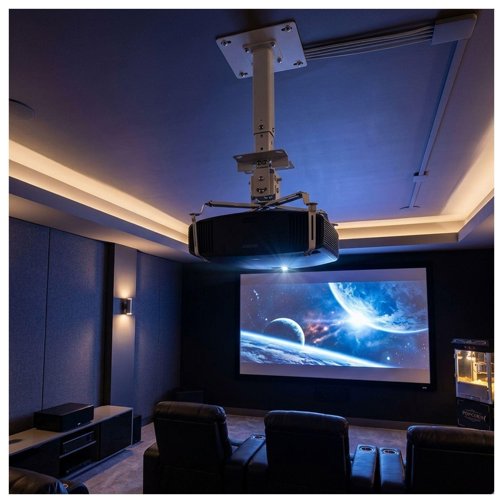 Soporte para Proyector XD12 Ajustable Resistente Techo-1