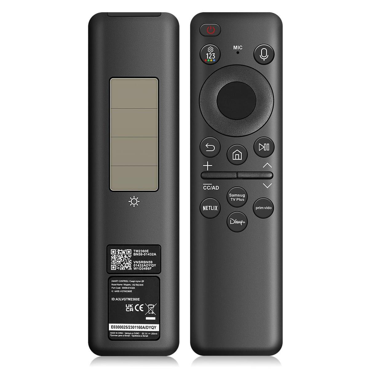 Control Remoto compatible para Samsung Solar and Recharge RM-S2200 V3-3