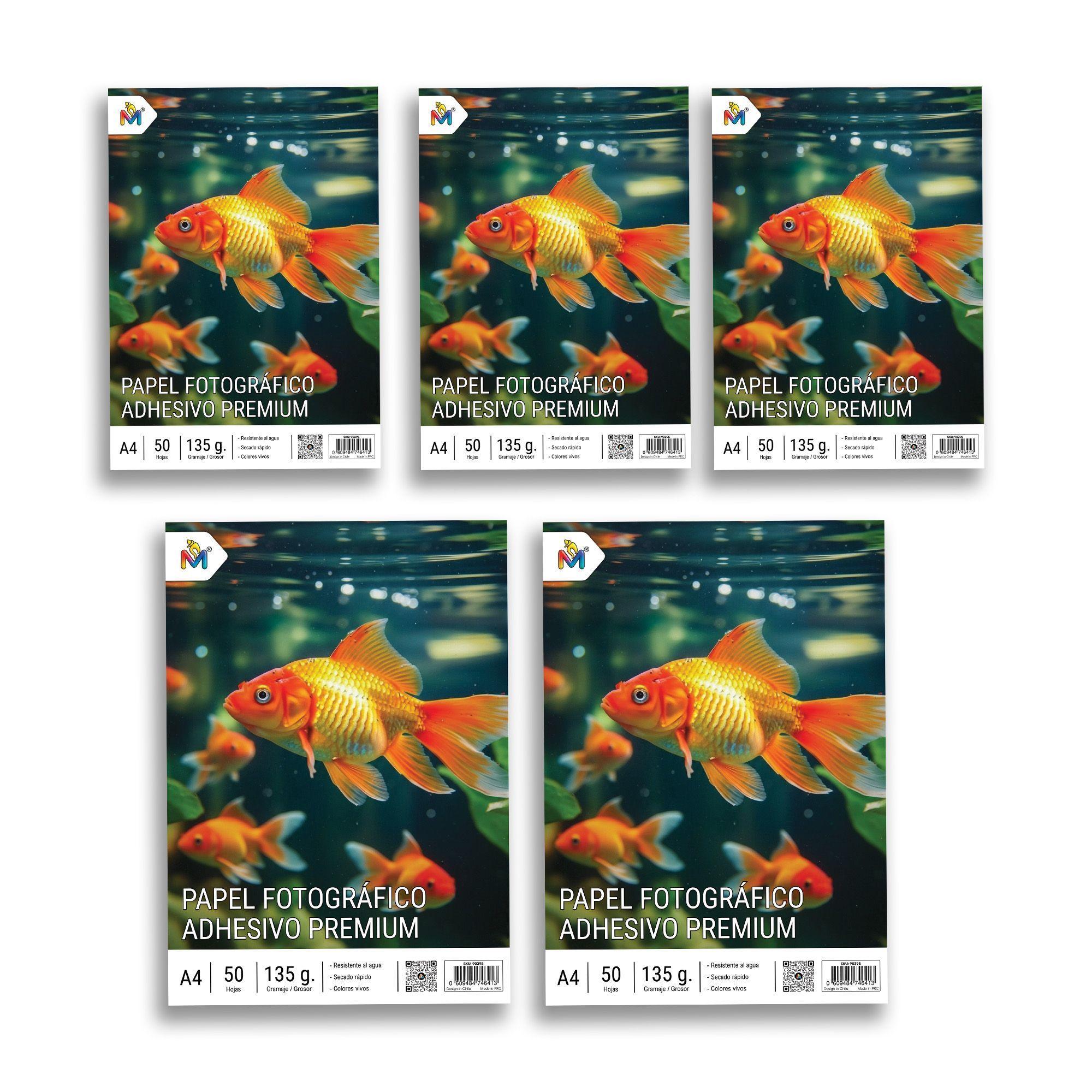 250 Hojas Papel Adhesivo A4 135g - Pack Ahorro Sticker Pro-2