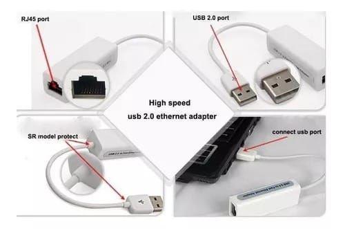 Adaptador USB Ethernet para Dispositivos Sin Puerto RJ45-2