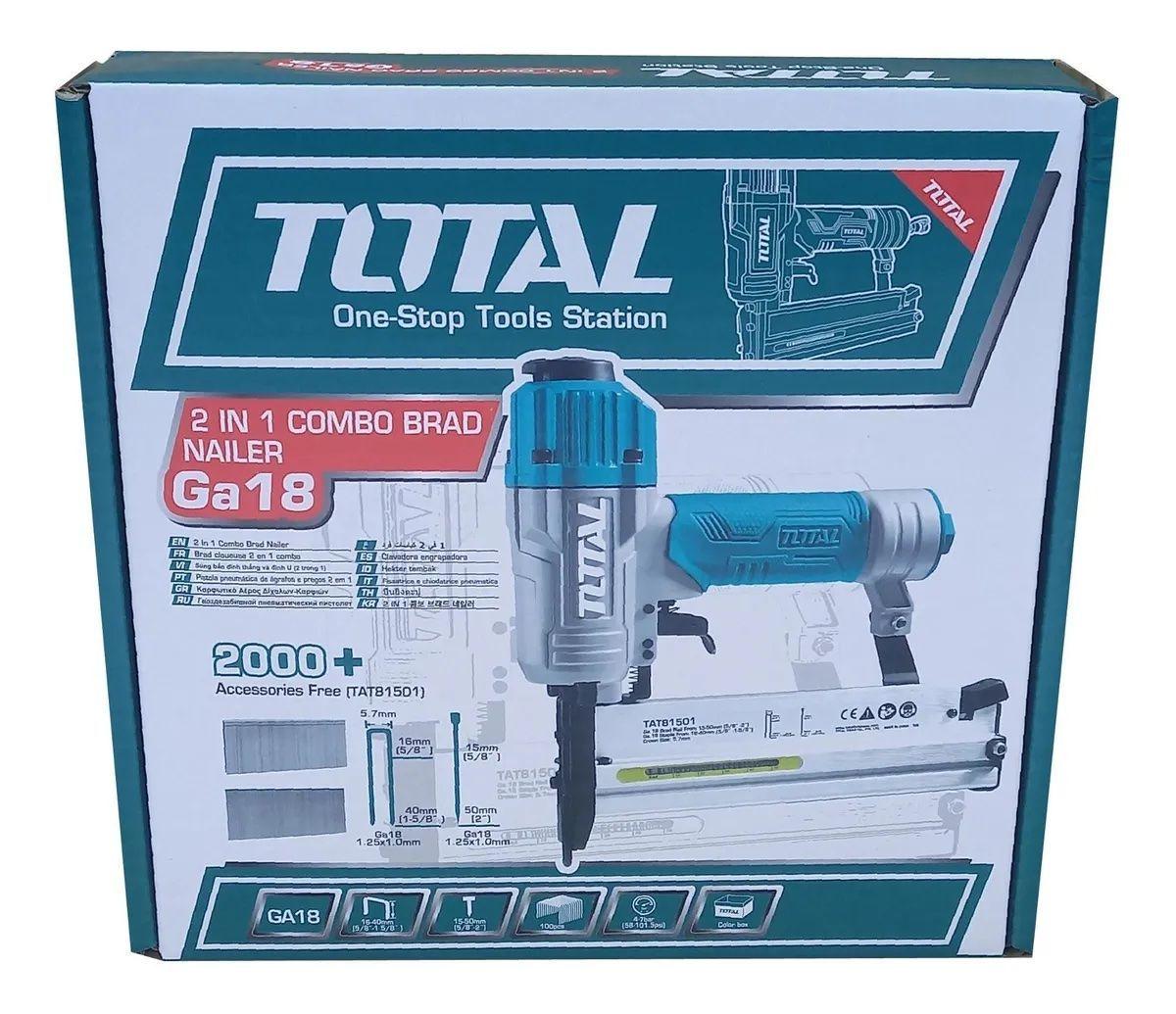 Corchetera Clavadora Neumatica 7bar  2000pzas Total-2