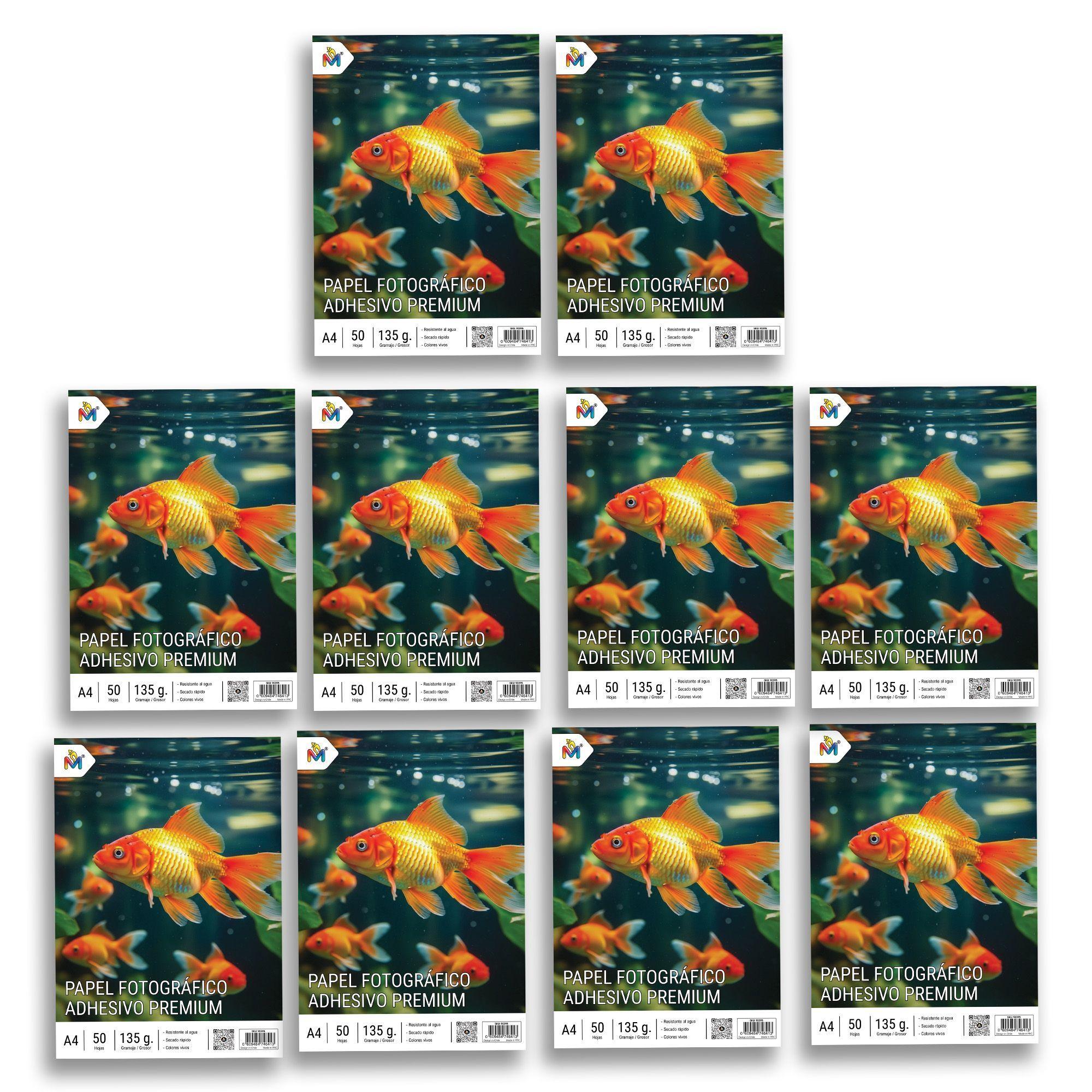 Papel Sticker Fotos A4 135g - 500 Hojas Brillo Alta Res-3