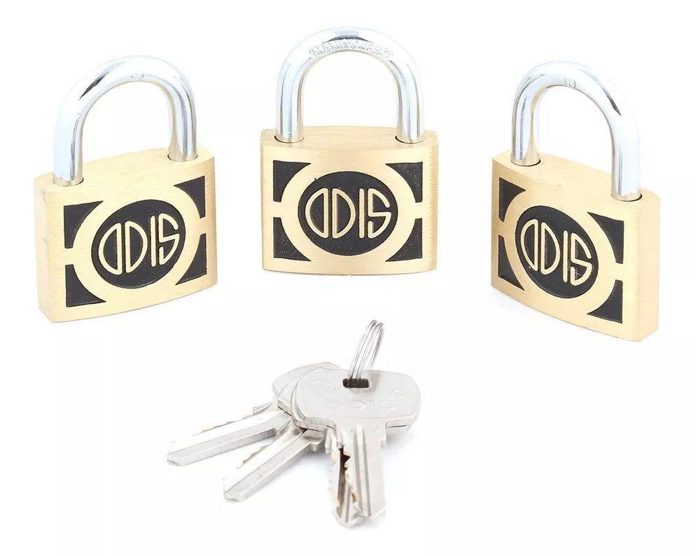 Candado Odis 340 X3 40mm Llaves Iguales-1