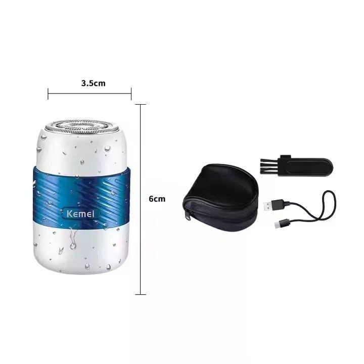 La Kemei KM-3210 te ofrece afeitado portátil y resistente-3
