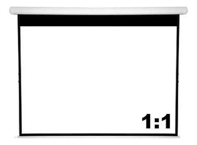 Telon Mural Eléctrico 2.40x2.40  para Optoma ZK400 -3