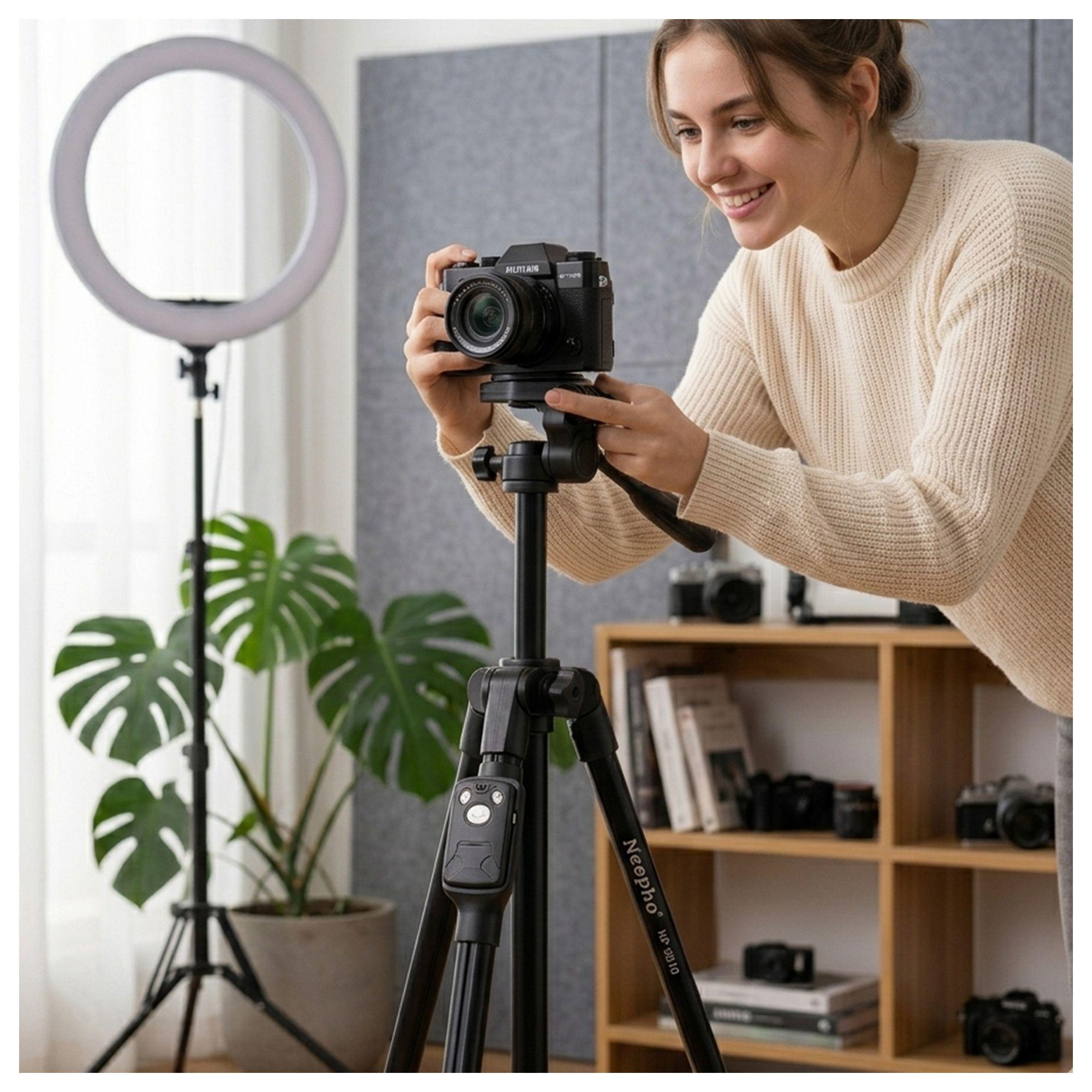 Trípode Universal Neepho NP-8810 Cámara Celular-3