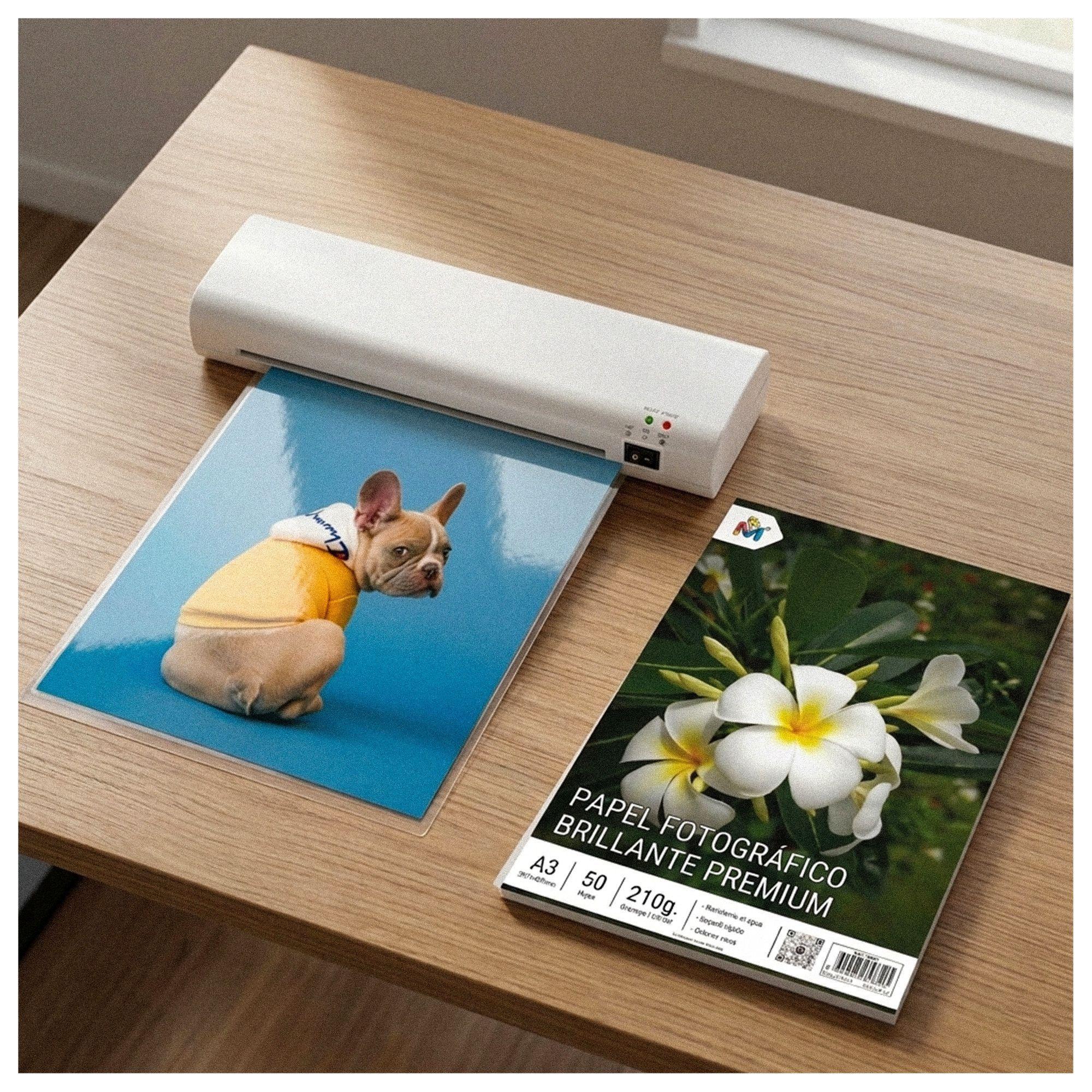 Papel Foto A3 x250 Hojas - 210g Brillo Secado Instantáneo-1