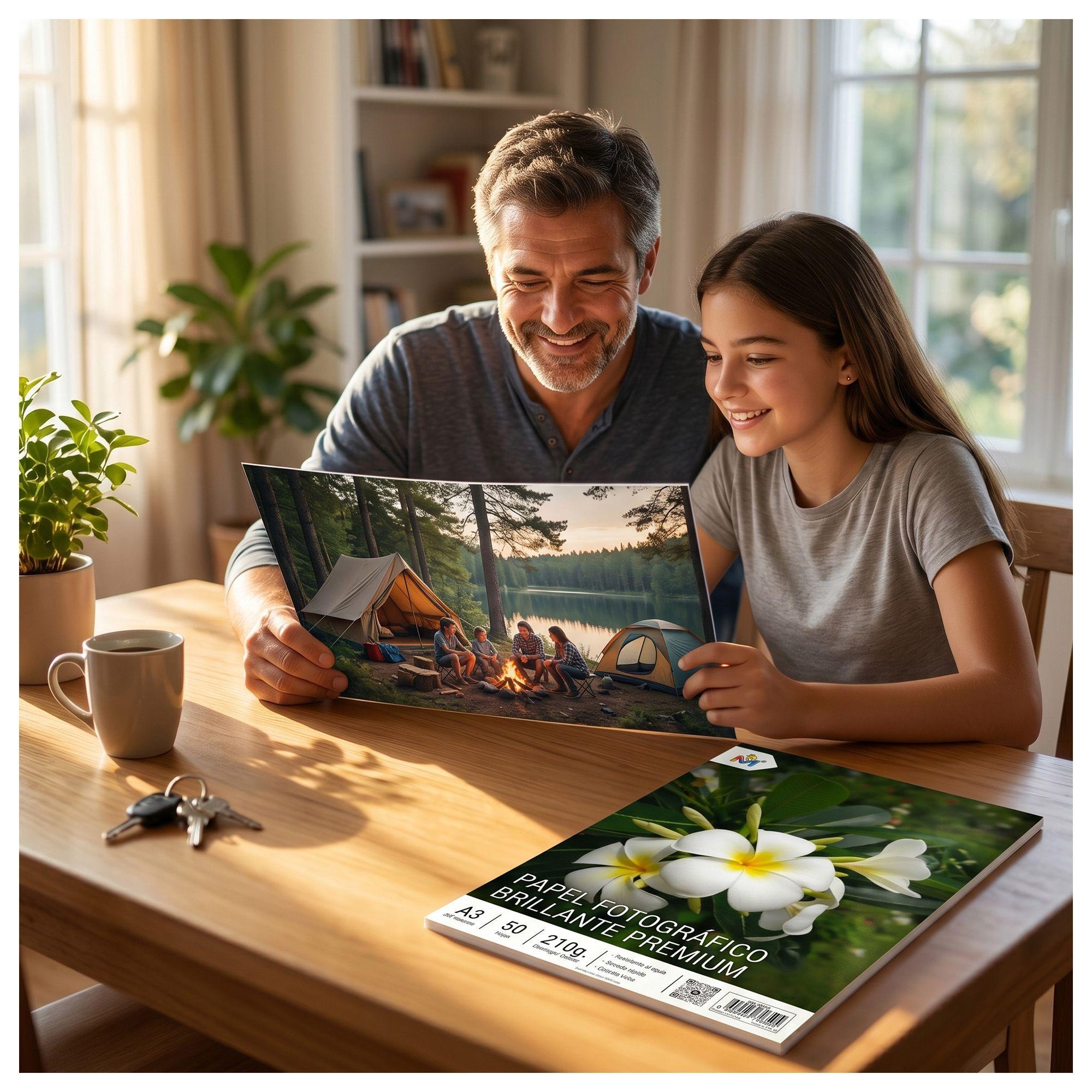 Papel Foto A3 x250 Hojas - 210g Brillo Secado Instantáneo-4
