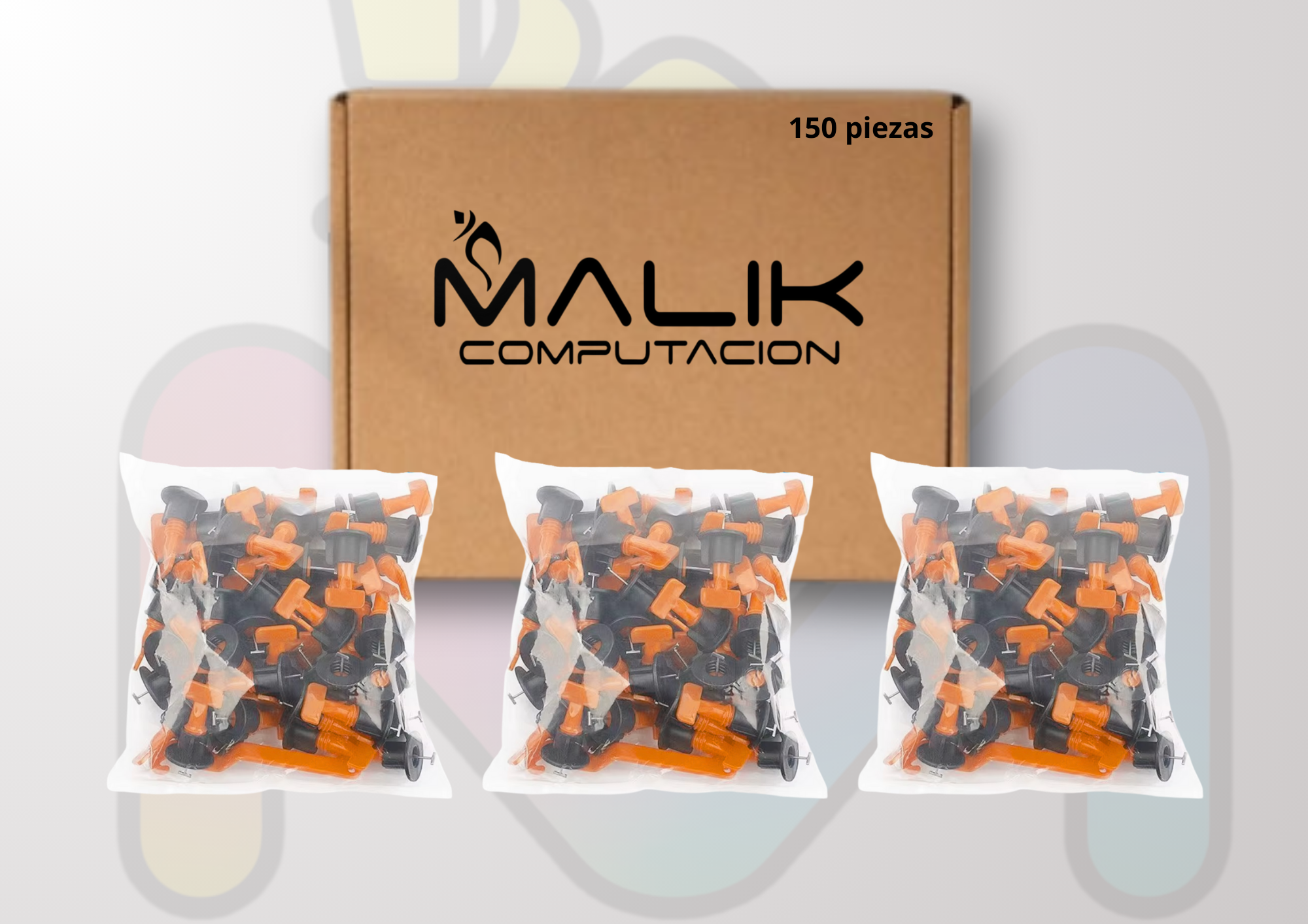 Reusable Ceramic Tile Leveling Spacers - 50-Pack Kit Pack 3-2