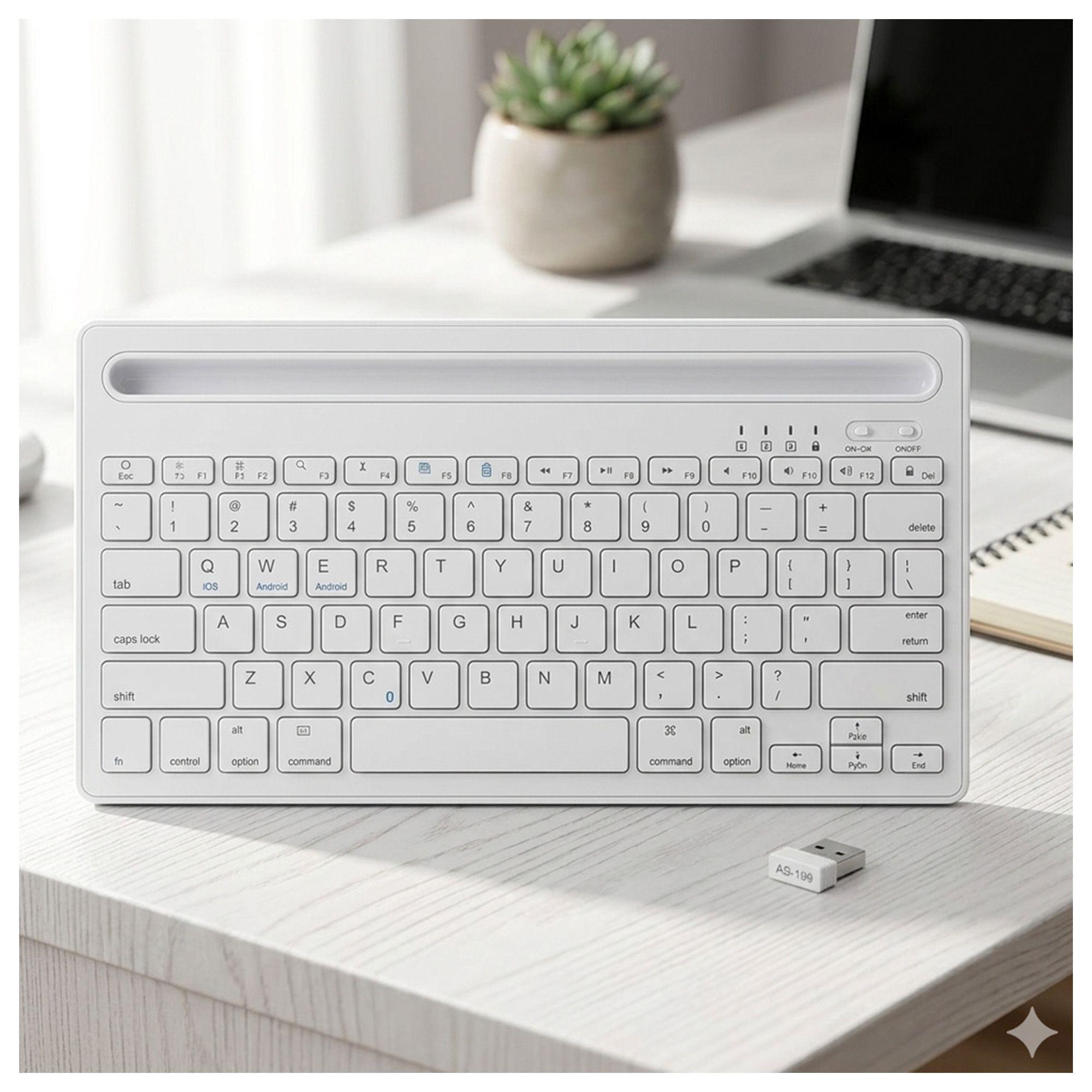 Mini Teclado AS-199 Inalámbrico Varios Colores-3