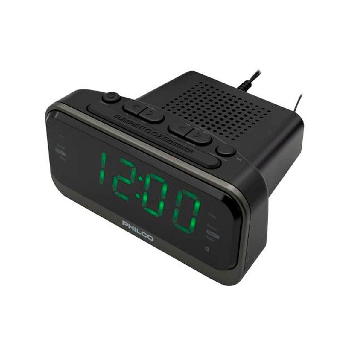 Radio Reloj Philco Bt Par1012bt Pantalla 1.2-2