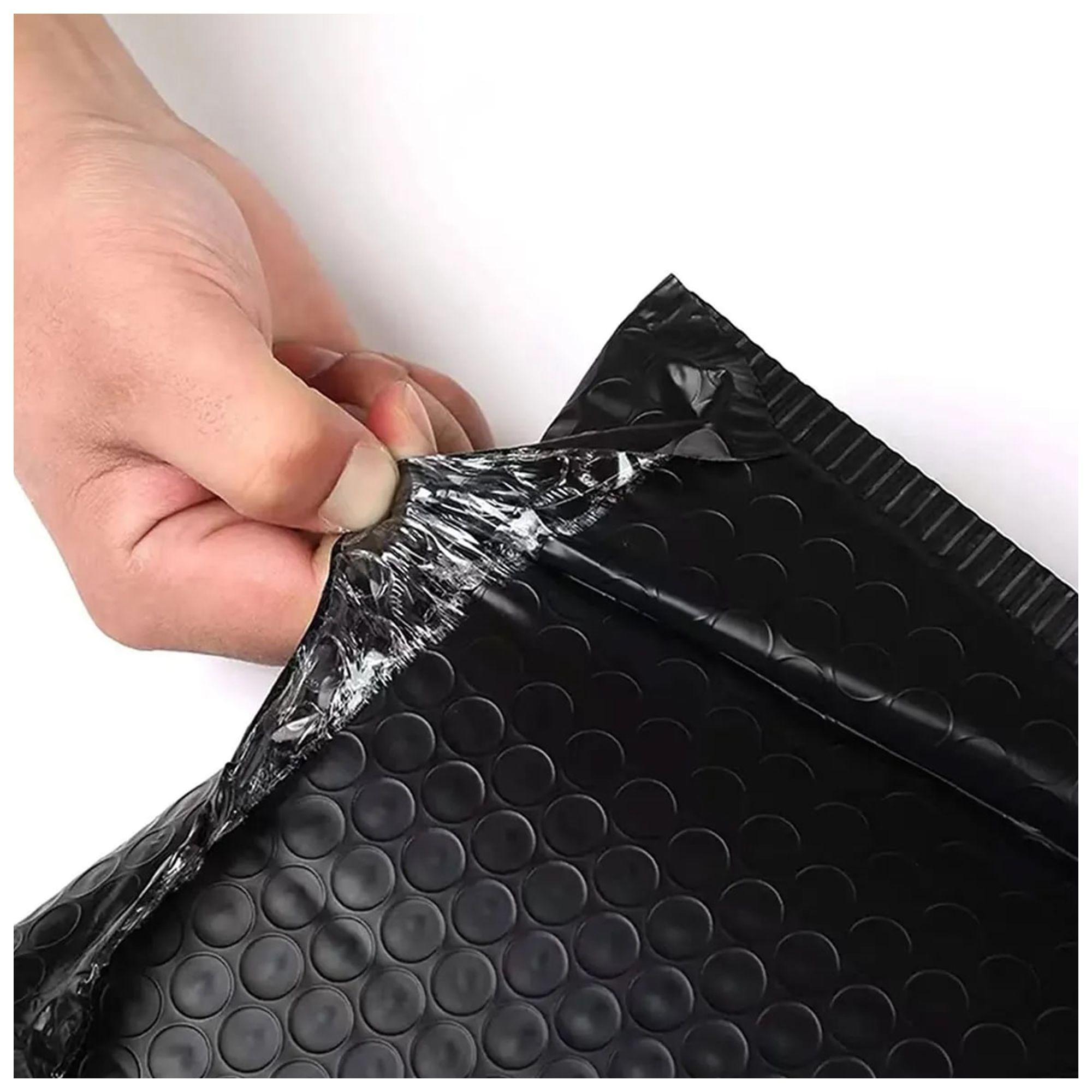 100 Sobres Acolchados Negros 11x17 cm - 135g-4