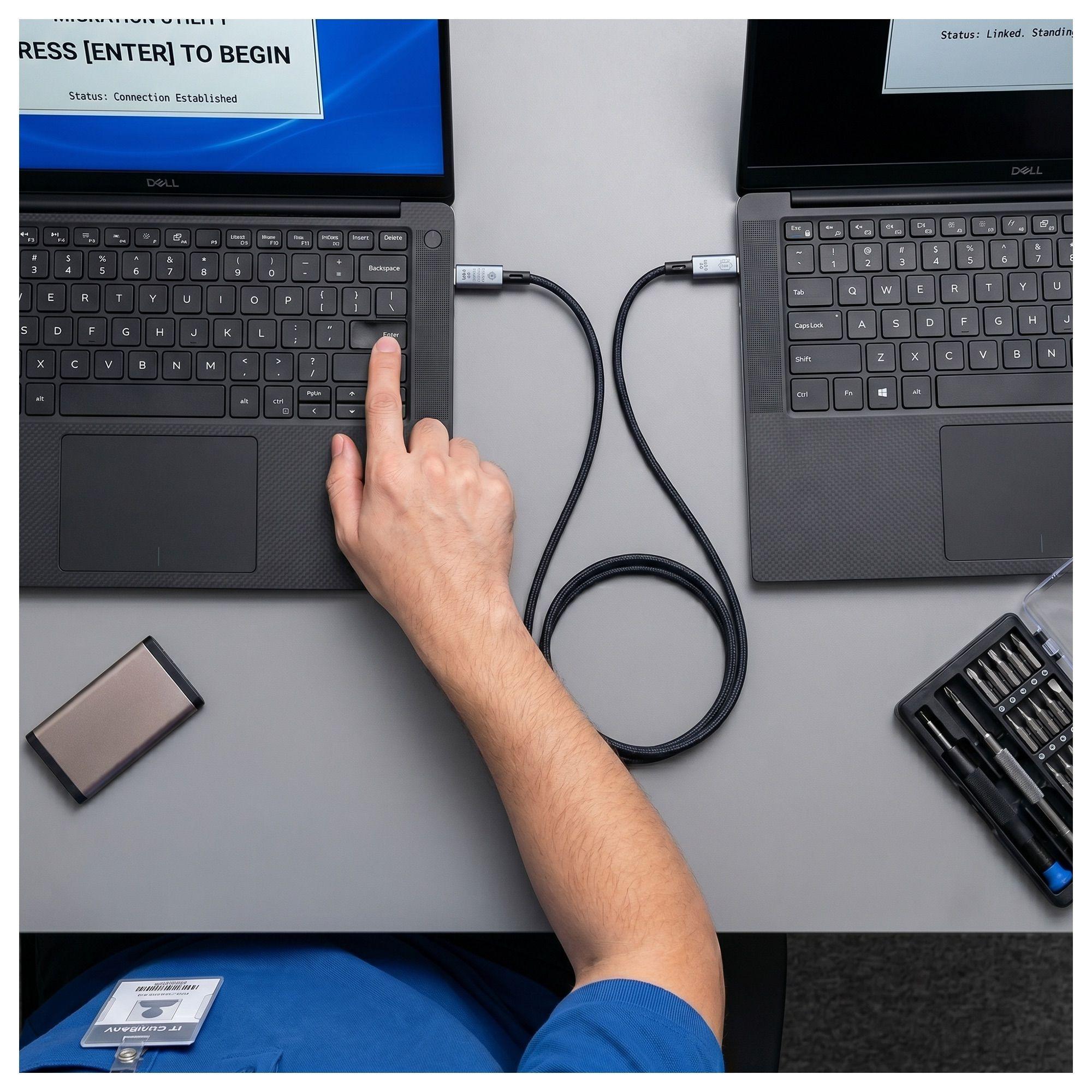 Cable USB-C 240W 8K 40Gbps 1.5m Carga Rápida para Dispositivos-3