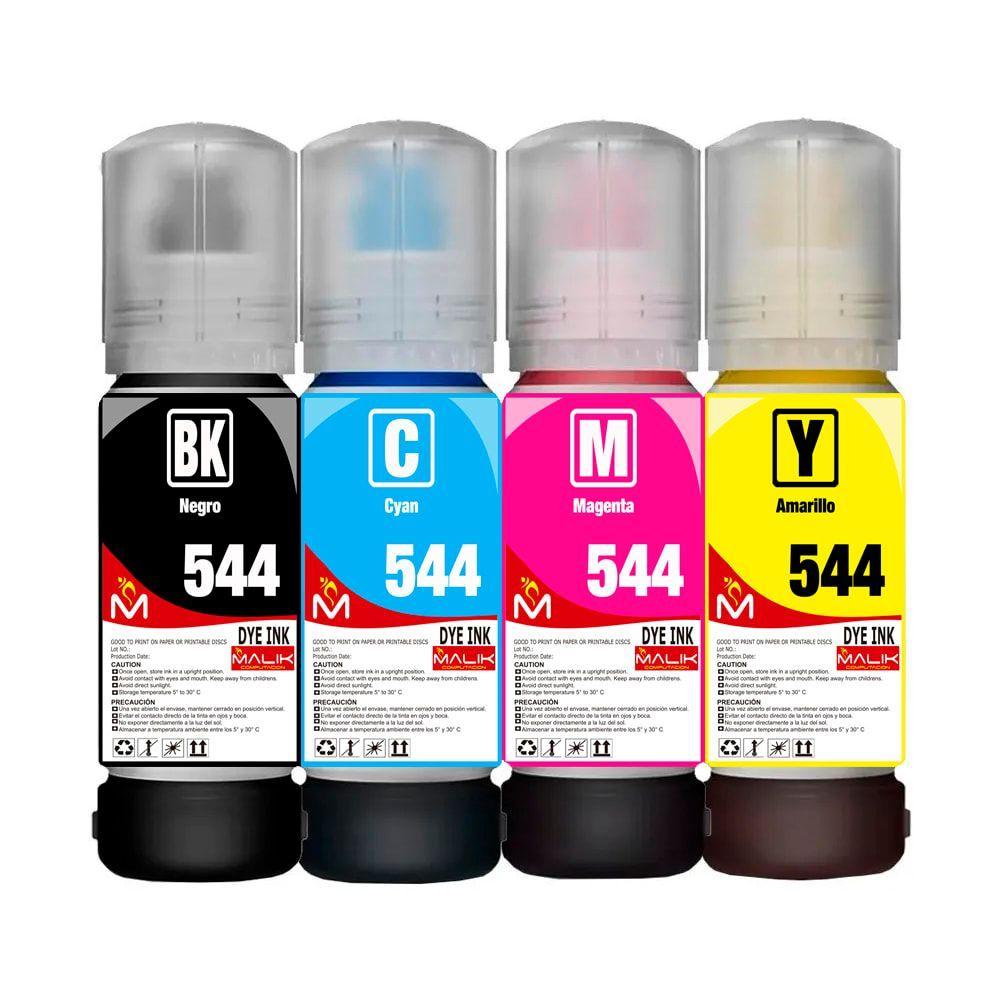 Papel Glossy 230gm 100 hojas + 4 Tintas para Epson L8160-3