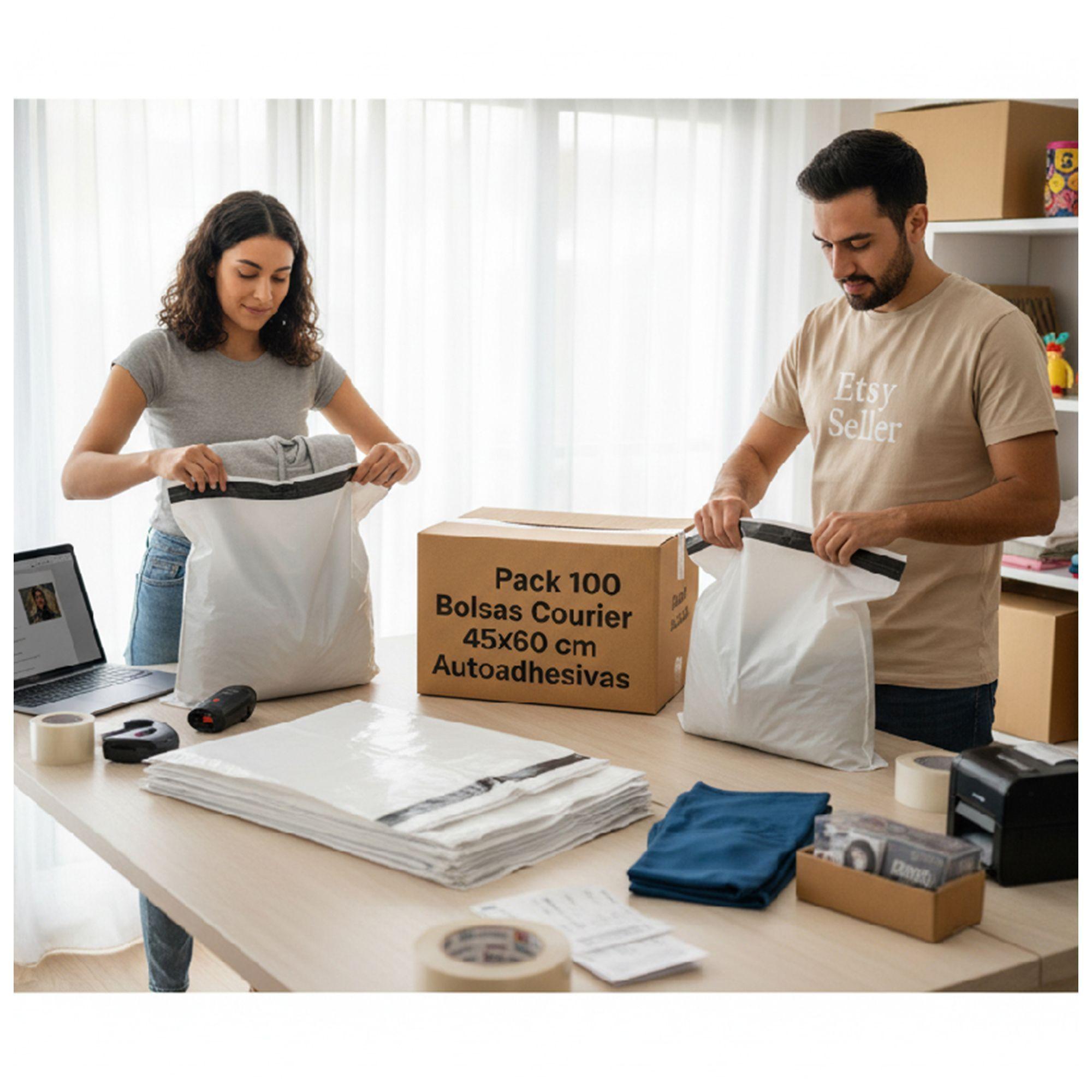 Bolsas Courier 45x60 cm Pack 100 Unidades Seguras-4